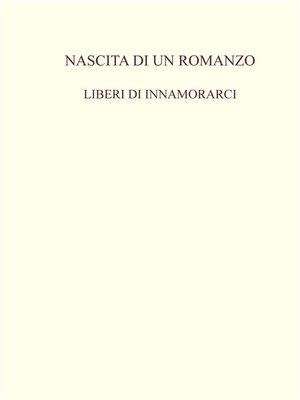 cover image of Nascita di un romanzo